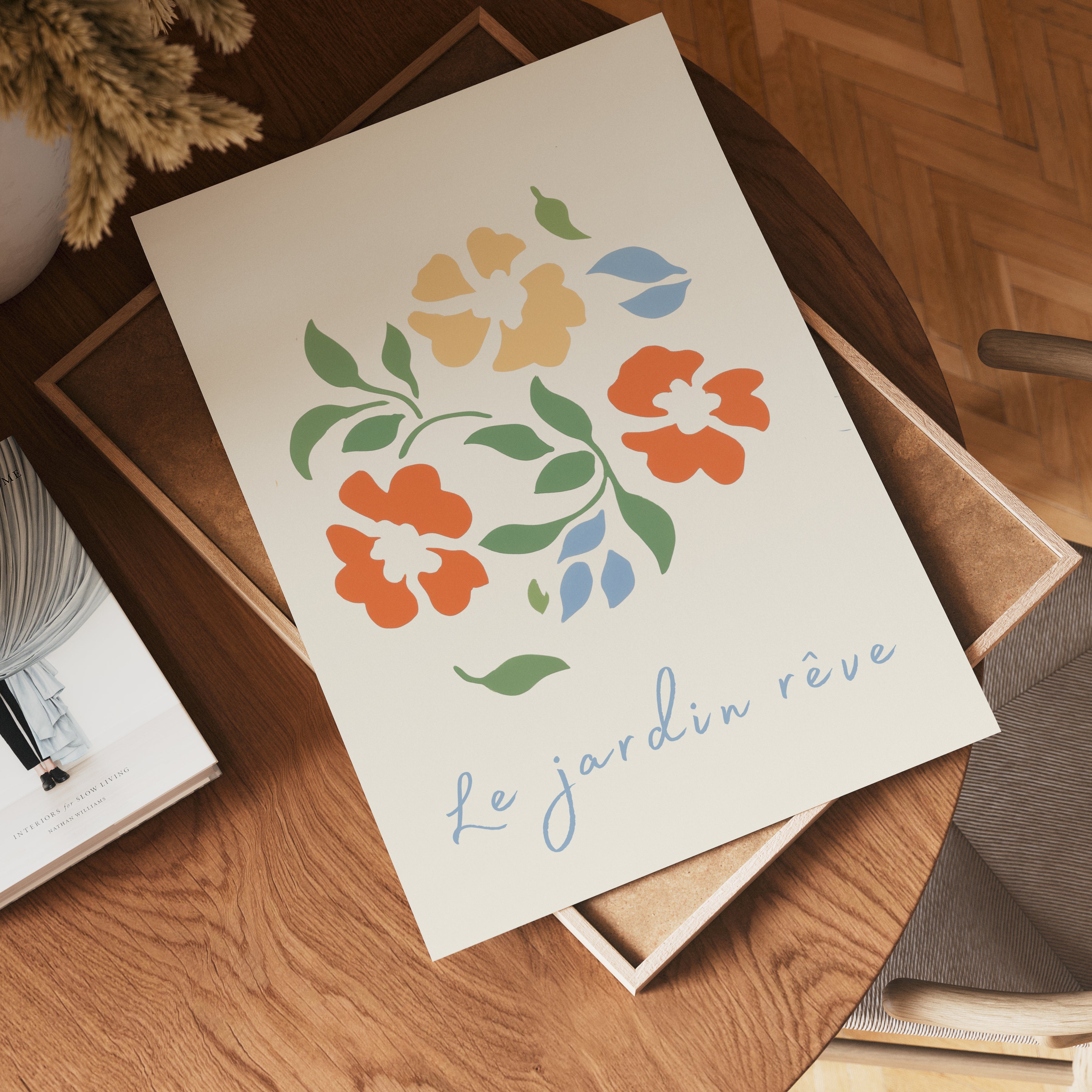 Le Jardin Reve Flower Poster
