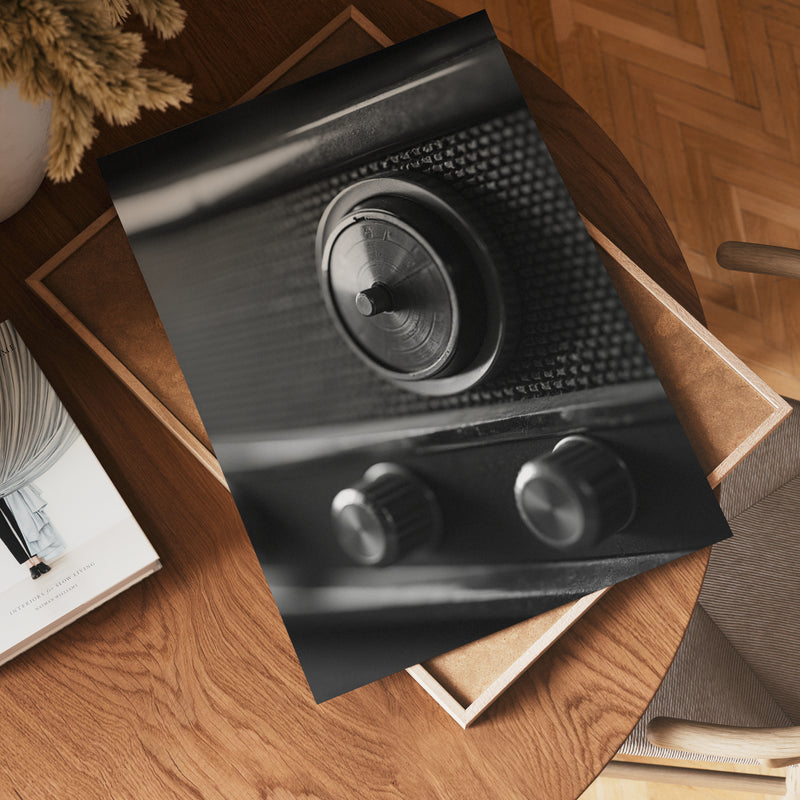 Old Fashioned Radio Poster