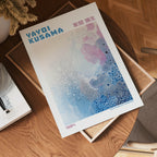 Yayoi Kusama Soft Blue Abstraction Poster