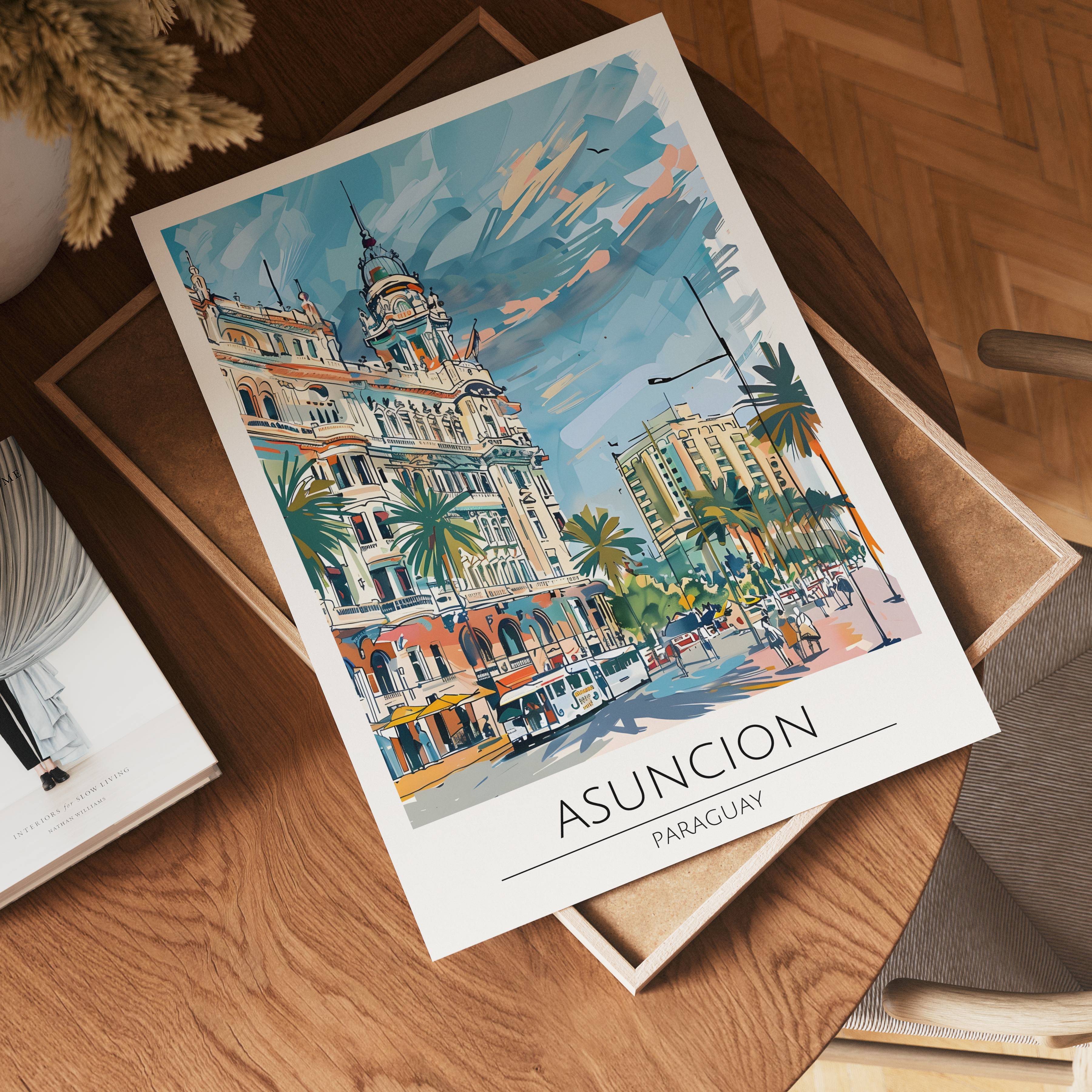 Asuncion Cityscape Poster
