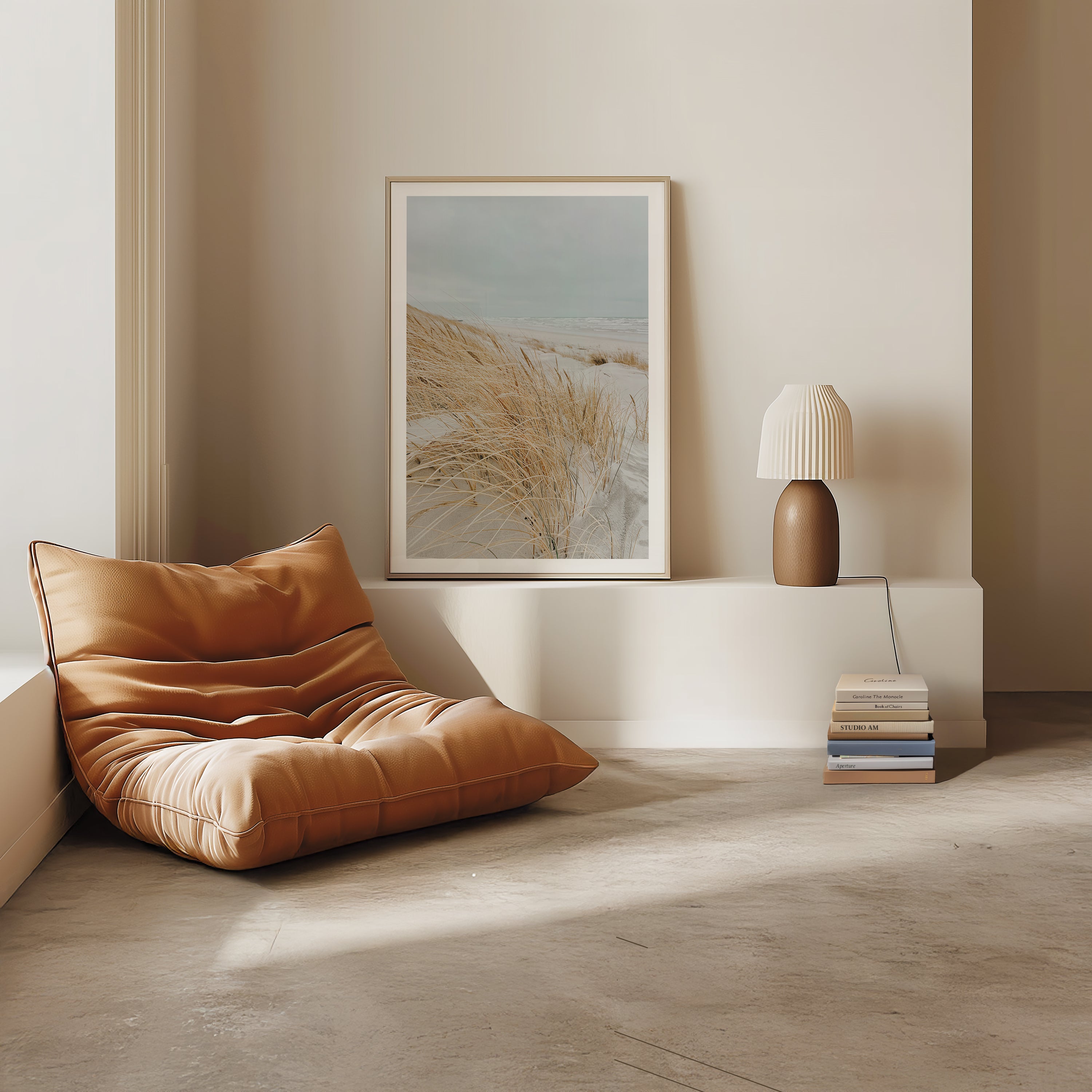 Windy Coast Dunes Poster