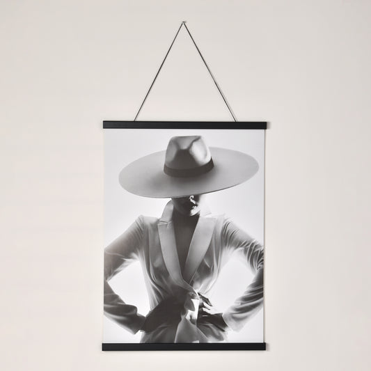 Posterhängare Svart Ek med magnet