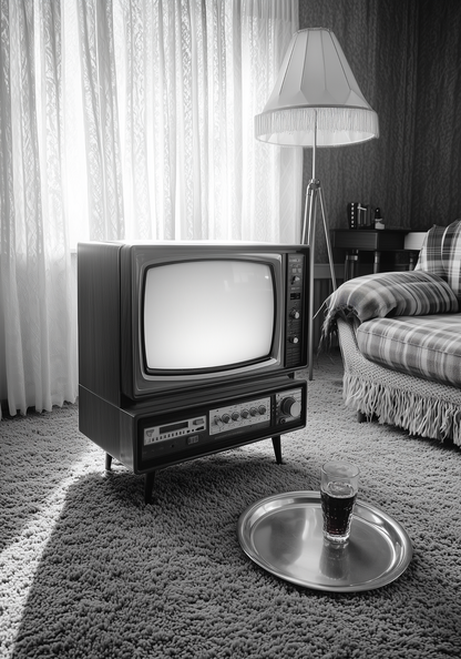 Vintage Living Room Poster