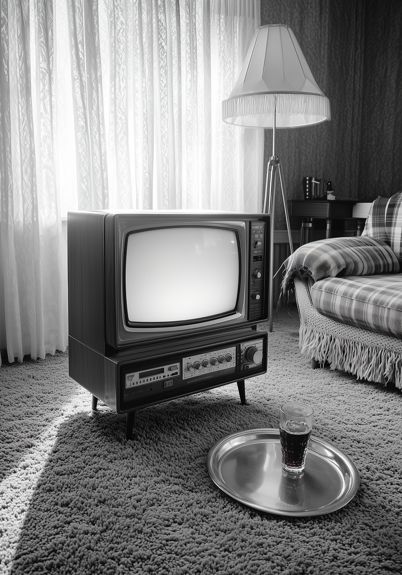 Vintage Living Room Poster