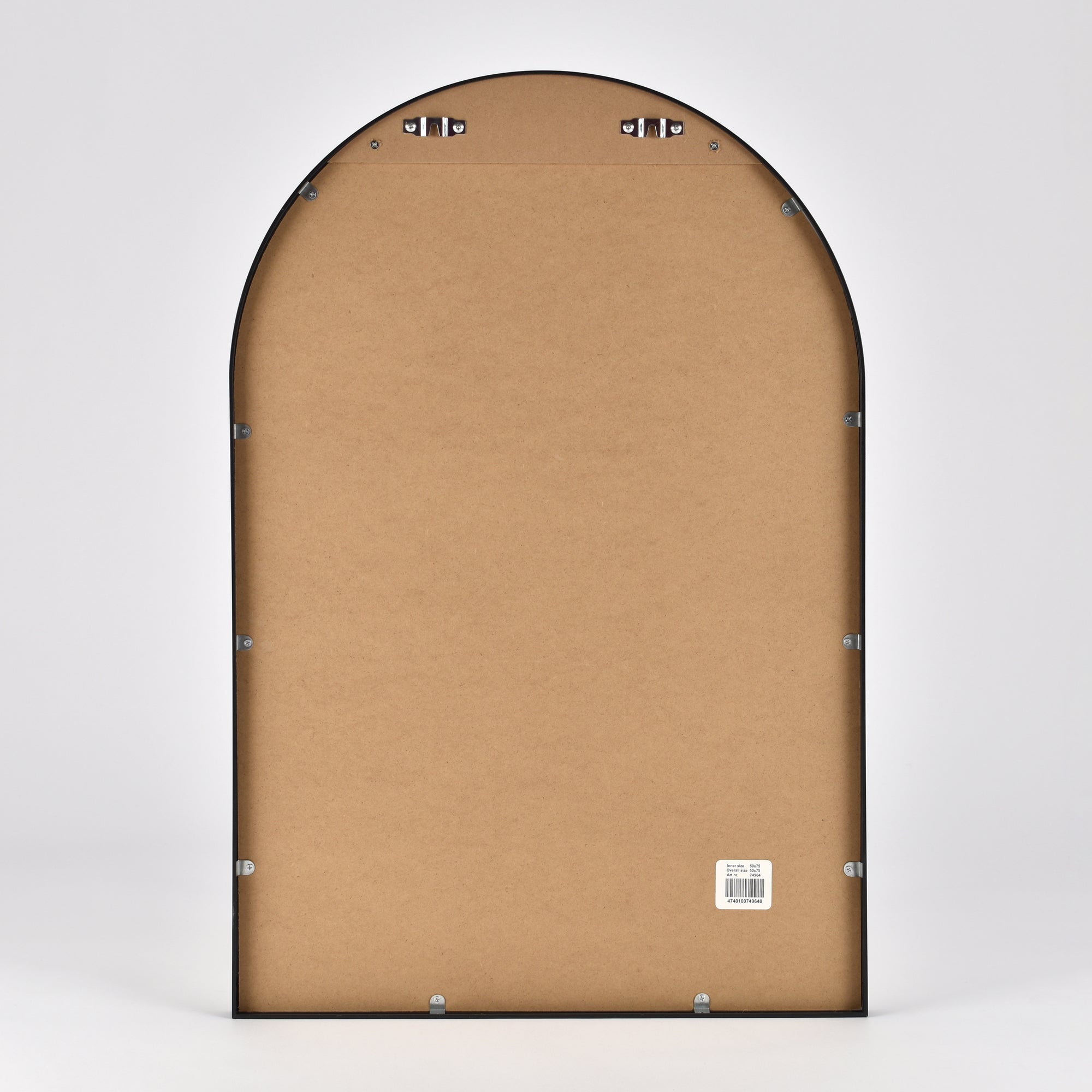 Spegel Bauge Svart Deluxe 50x75 cm