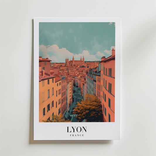 Afternoon Over Lyon Poster