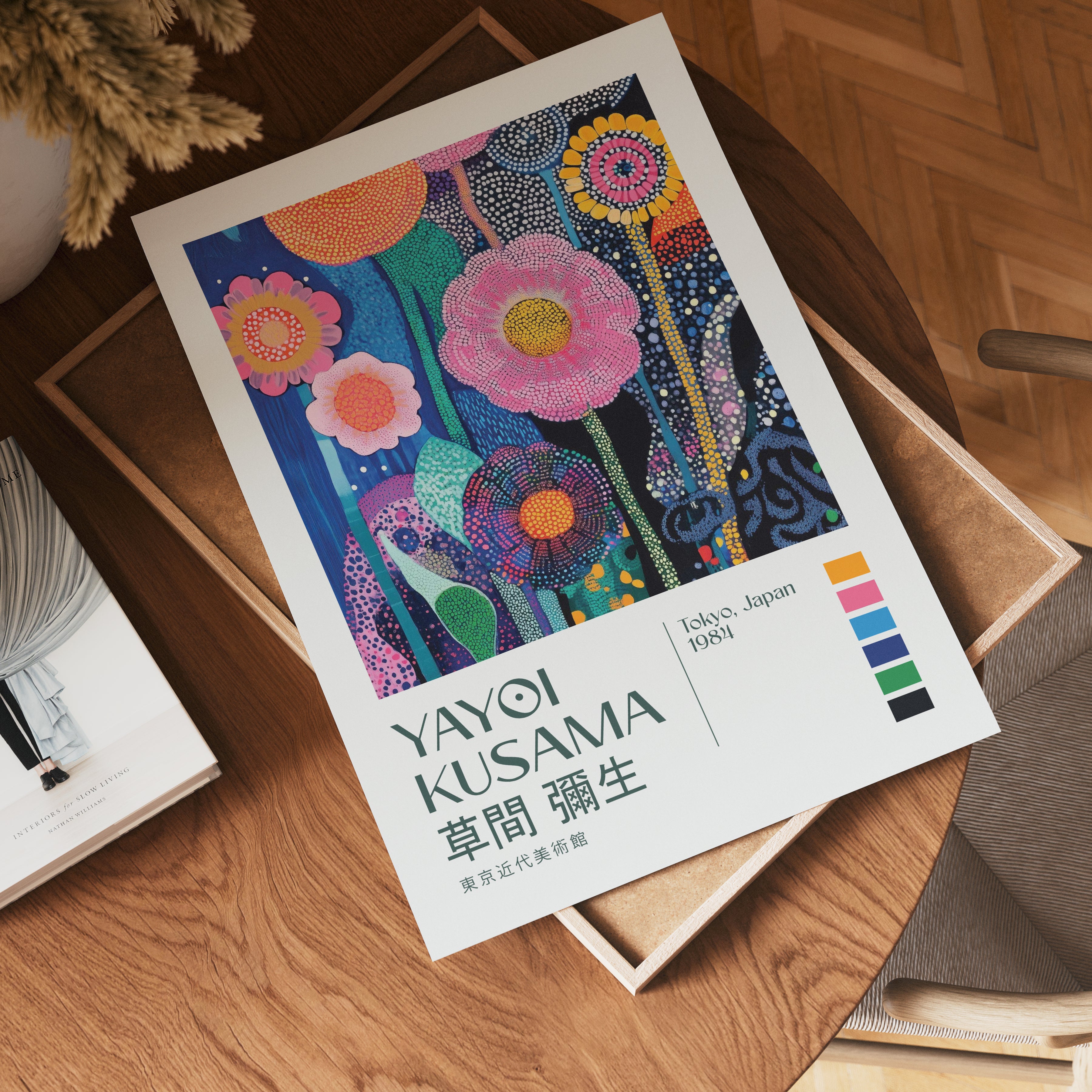 Yayoi Kusama Blooming Infinity Poster