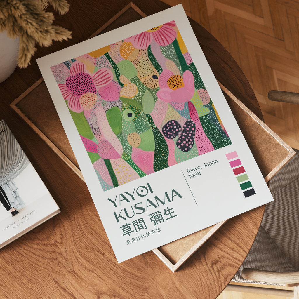 Yayoi Kusama Garden of Dreams Poster