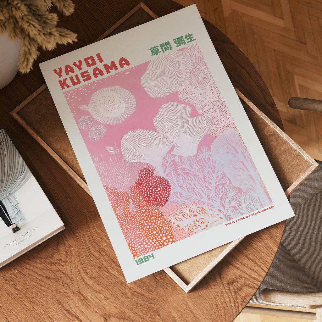 Yayoi Kusama Coral of Infinity Poster