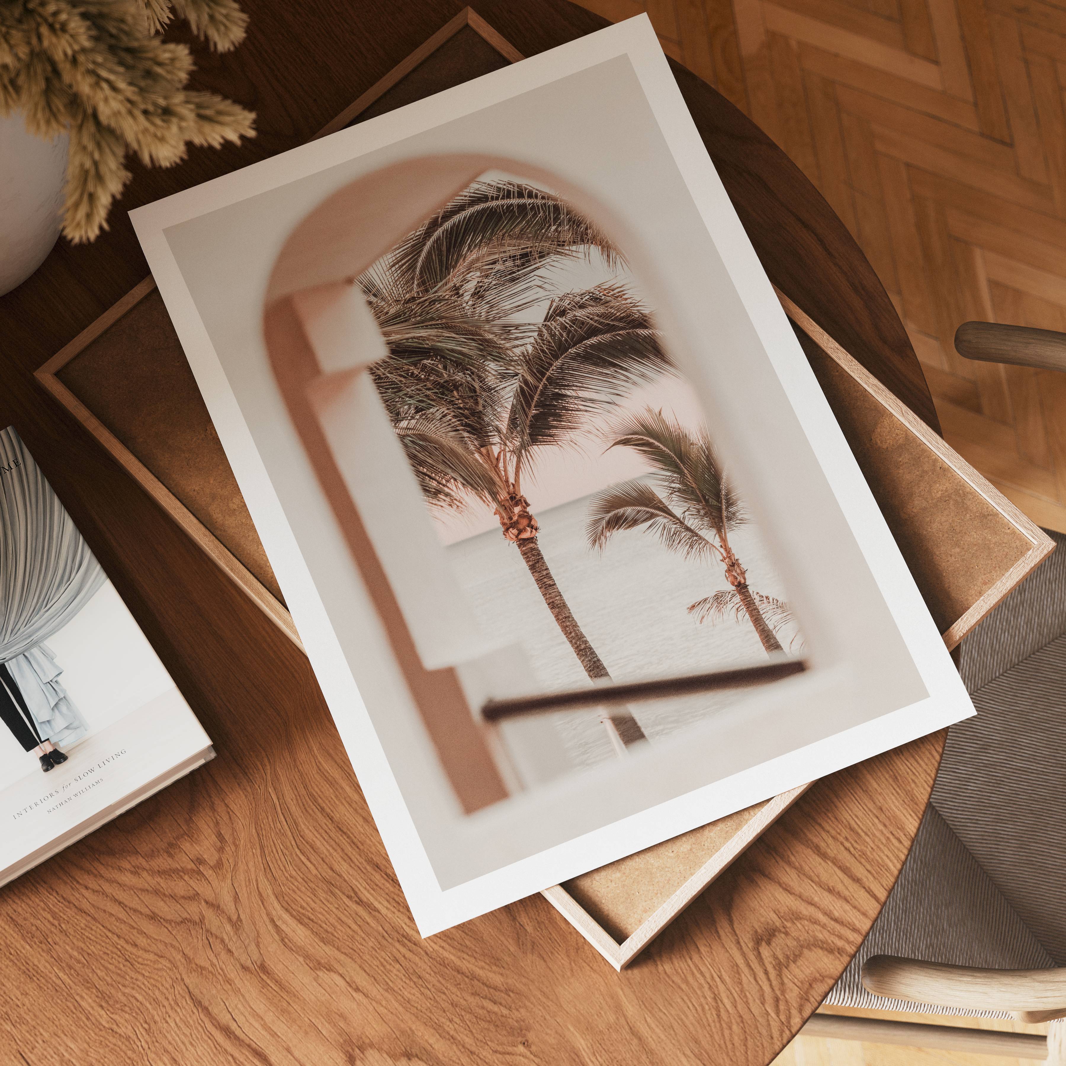 Palm View Arch Poster