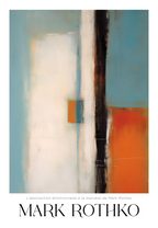 Echo Across Pale Blue Mark Rothko Poster