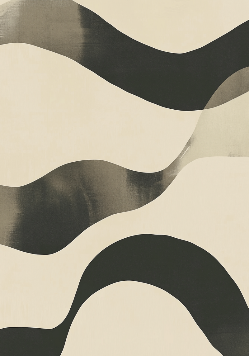 Flowing Waves Poster