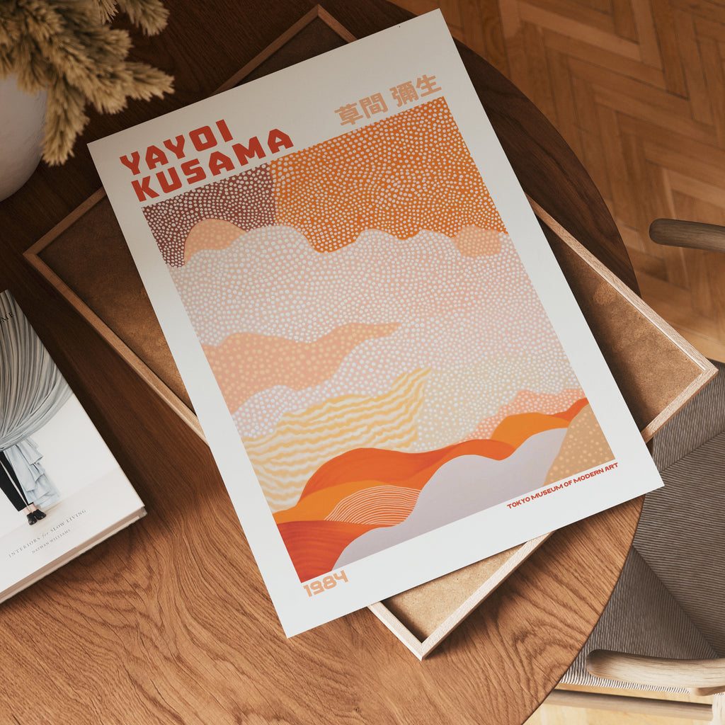 Yayoi Kusama Desert of Dots Poster