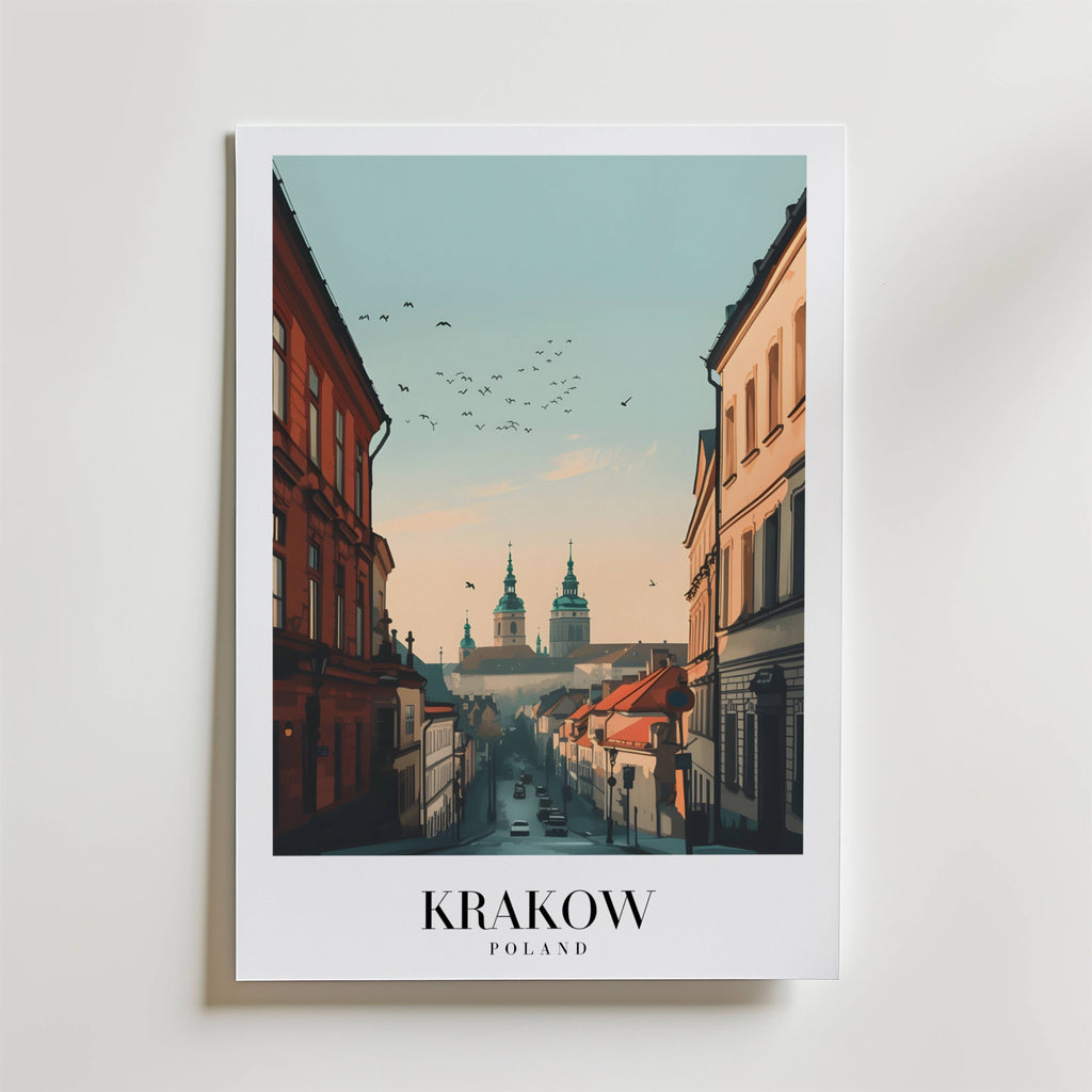 Morning In Krakow Poster