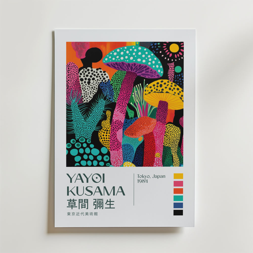 Yayoi Kusama Enchanted Forest Poster
