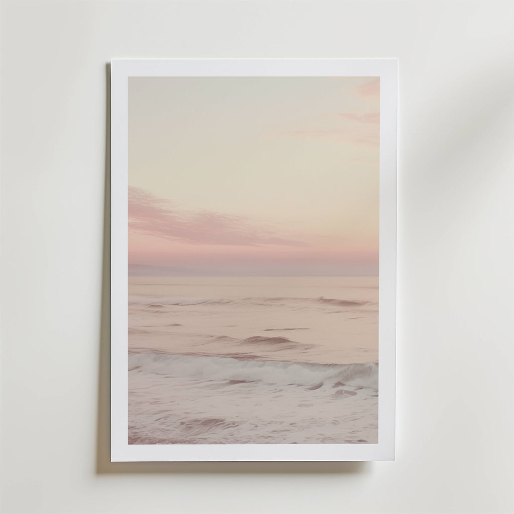 Soft Pastel Shore Poster