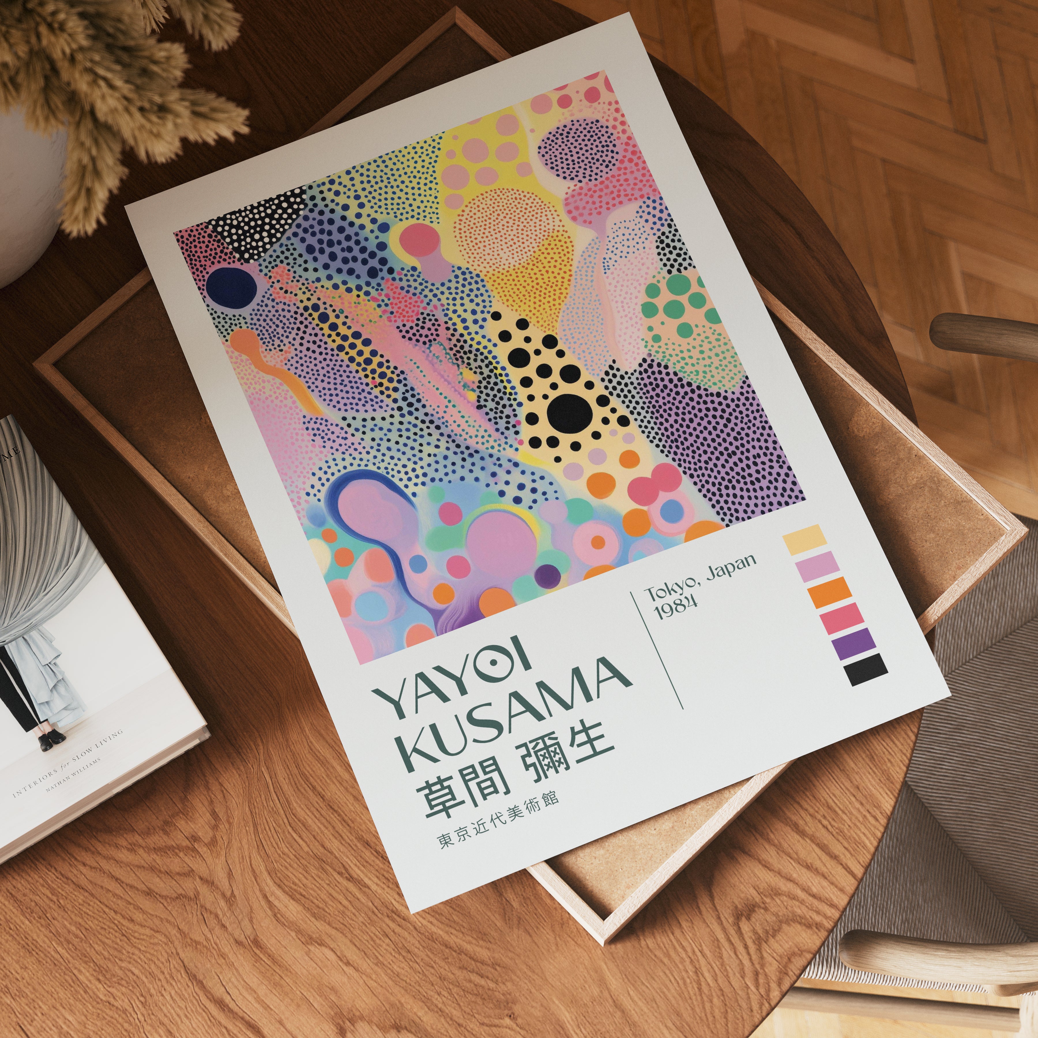 Yayoi Kusama Dreaming Constellations Poster