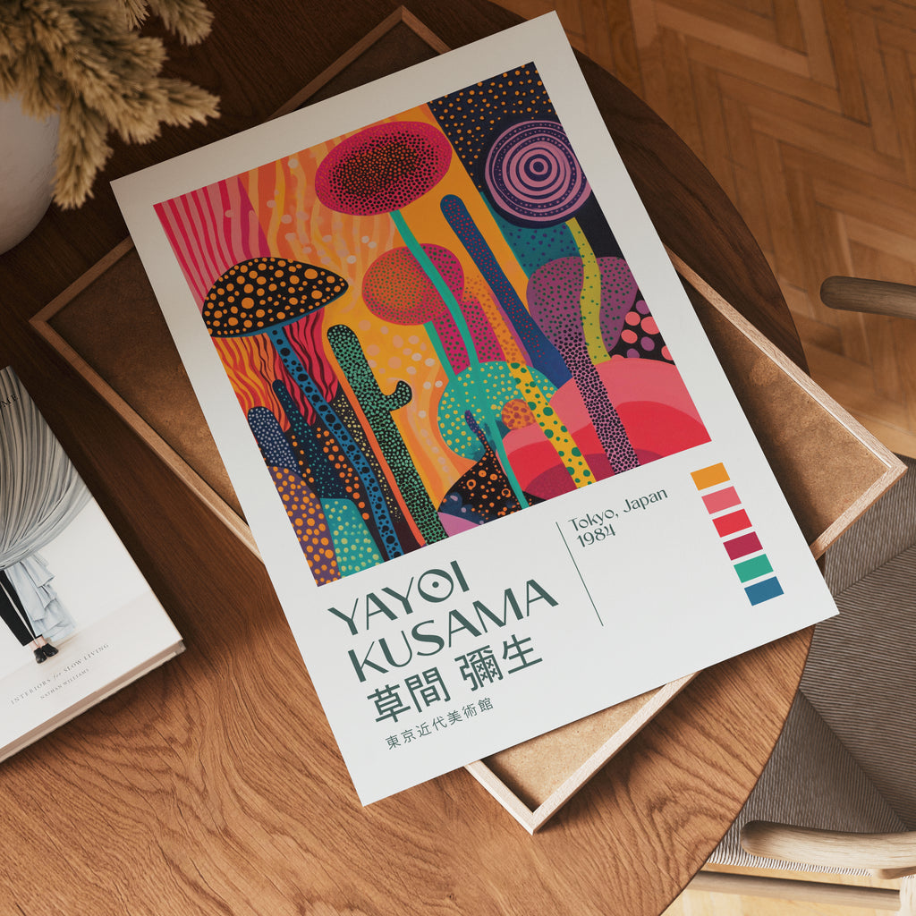 Yayoi Kusama Cosmic Garden Poster