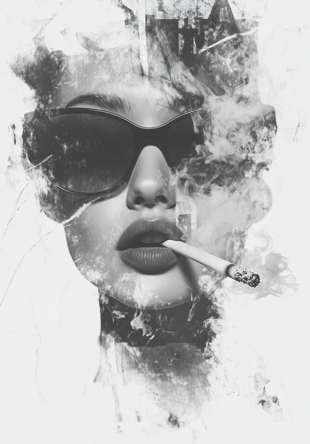Chic smoke Poster