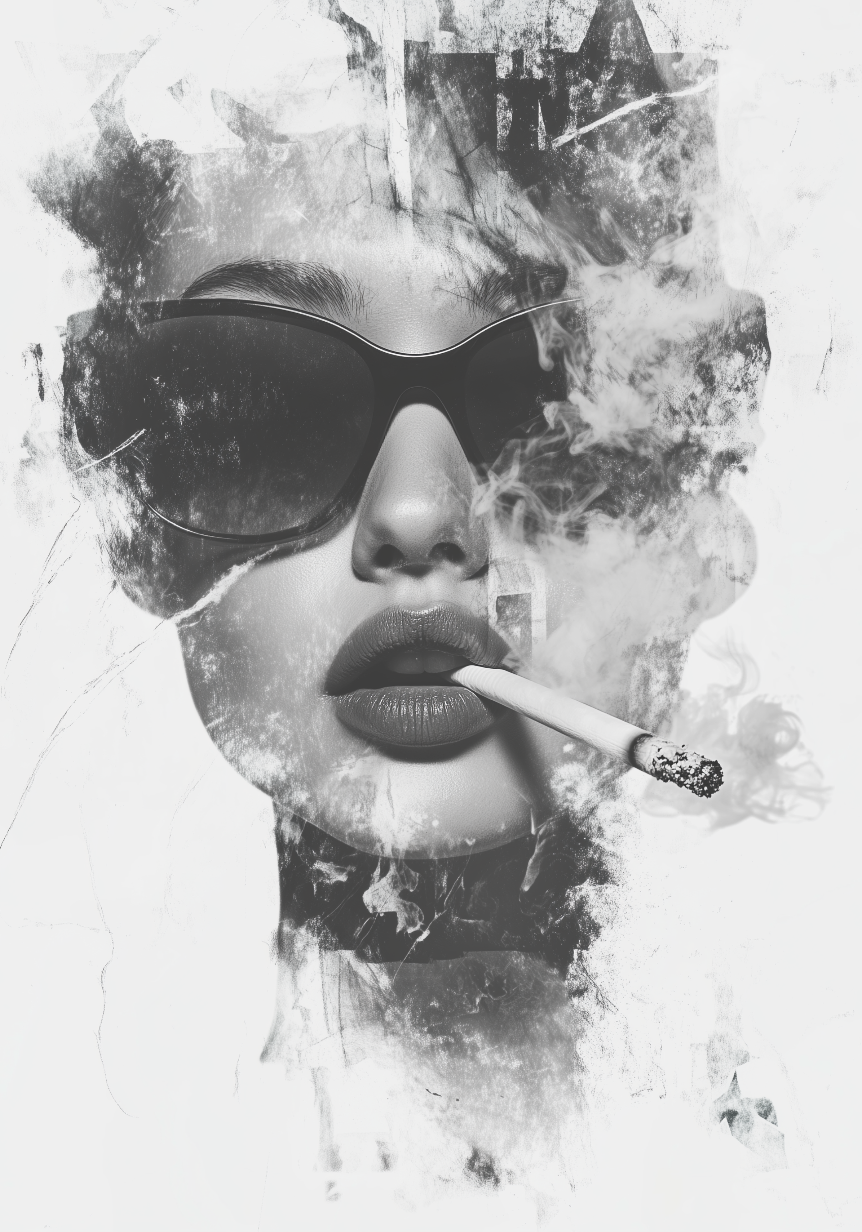 Chic smoke Poster
