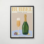 Bubbel Poster i svart ram – stilren konsttryck som väggdekor från Bozetto