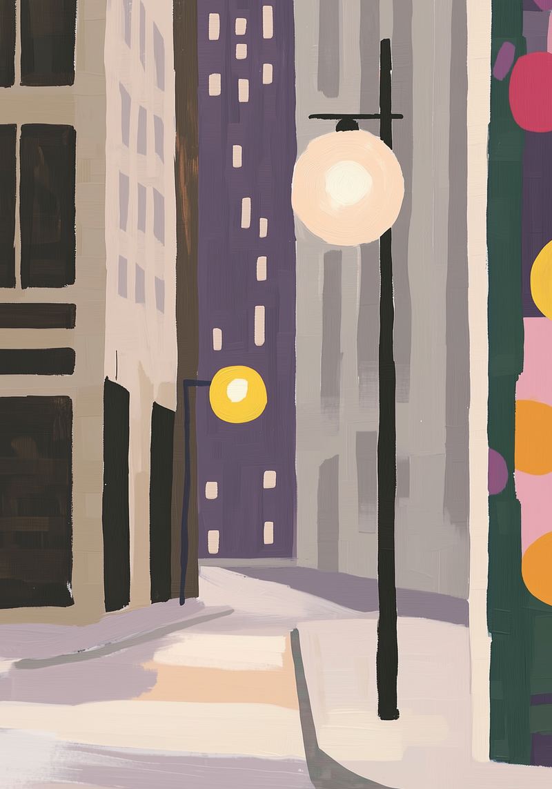 City Stillness Poster