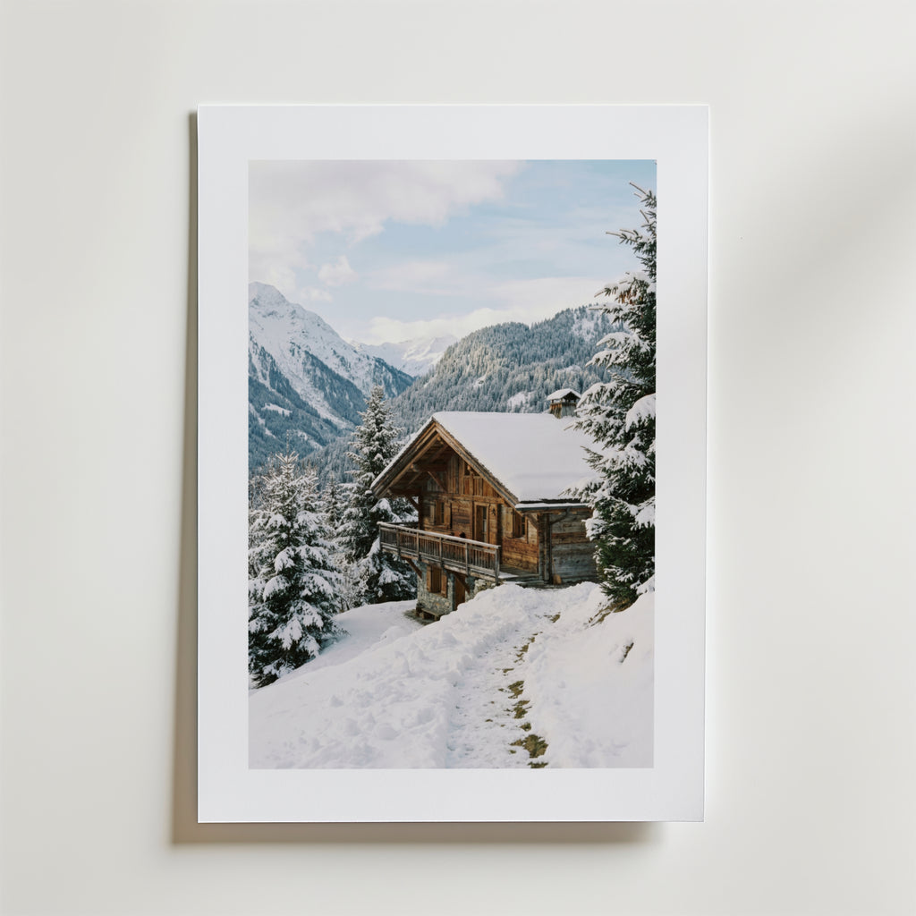 Alpine Retreat Essence Poster affisch – poster till väggdekoration – köp online hos Bozetto