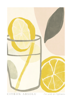 Citron Absolu Drink Poster