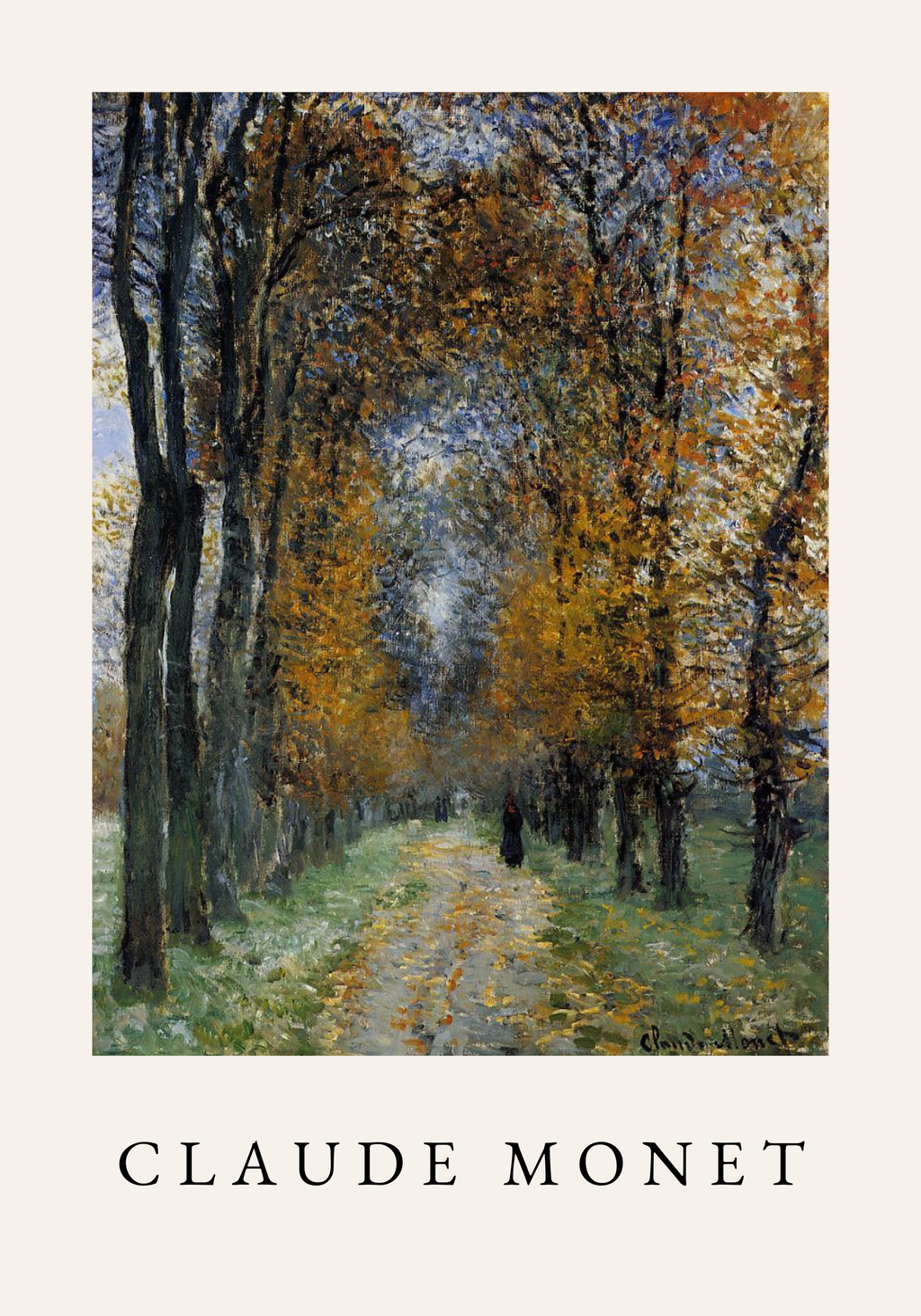 Claude Monet The Avenue Poster