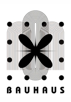 Bauhaus Abstract Bloom Poster
