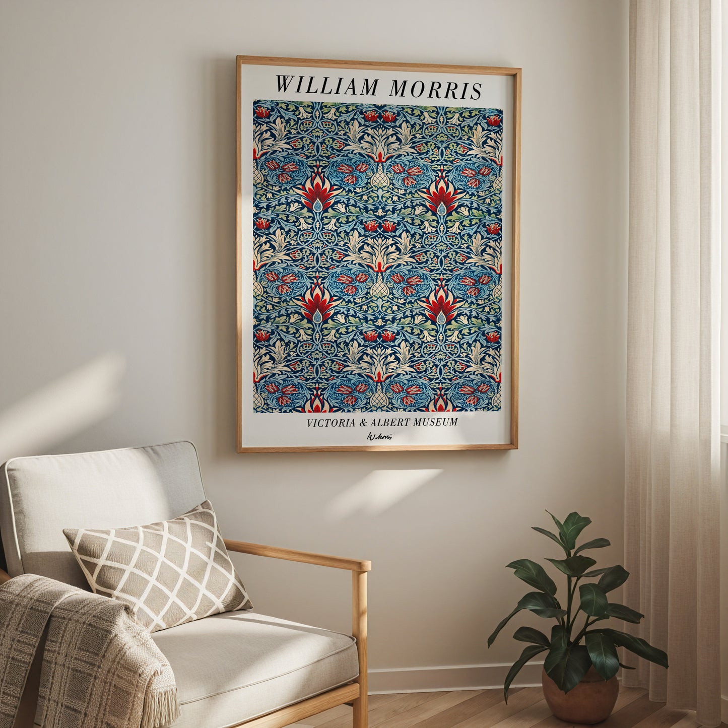 William Morris Victoria & Albert Museum No. 3 Poster