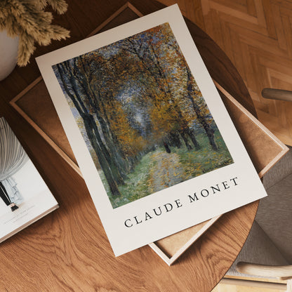 Claude Monet The Avenue Poster