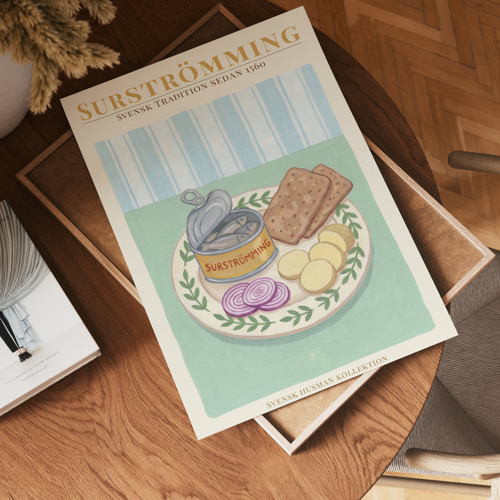 Surströmming Poster affisch – köp poster online – Bozetto väggdekoration