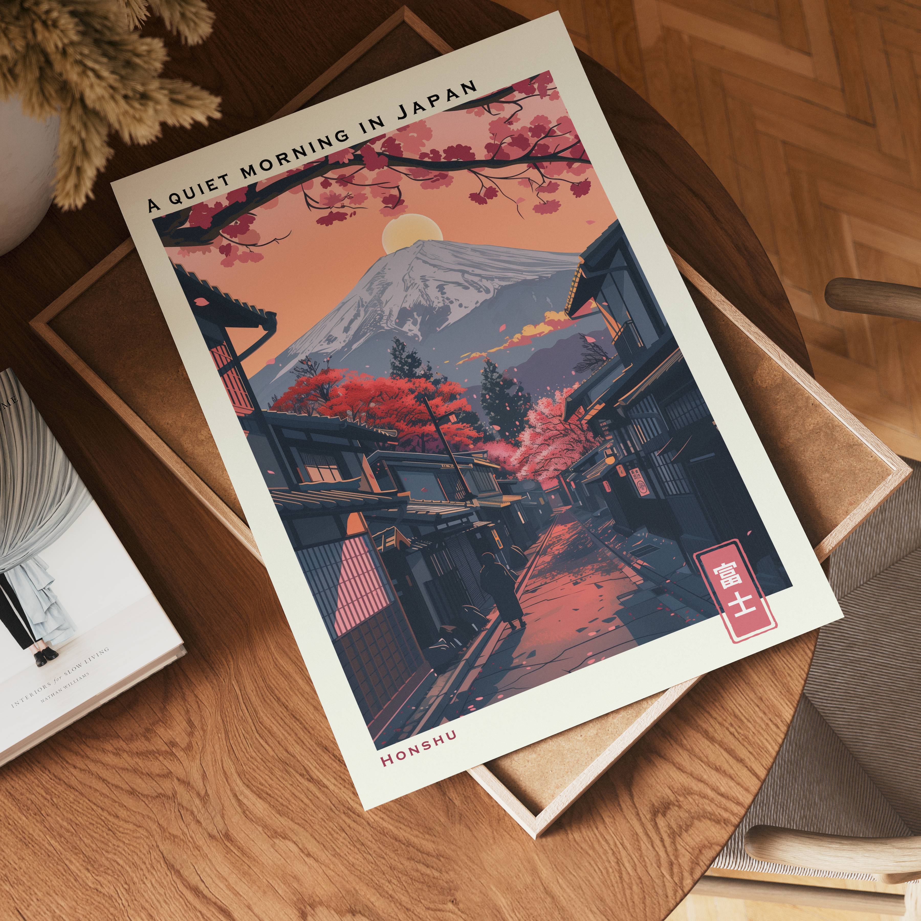 A Quiet Morning in Japan Poster