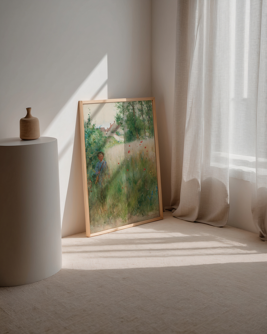 Carl Larsson Vallmor 1884 Poster