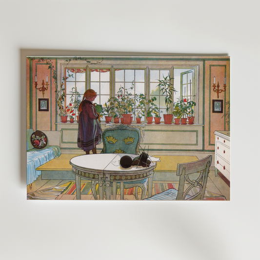 Carl Larsson Blomsterfönstret 1894 Poster