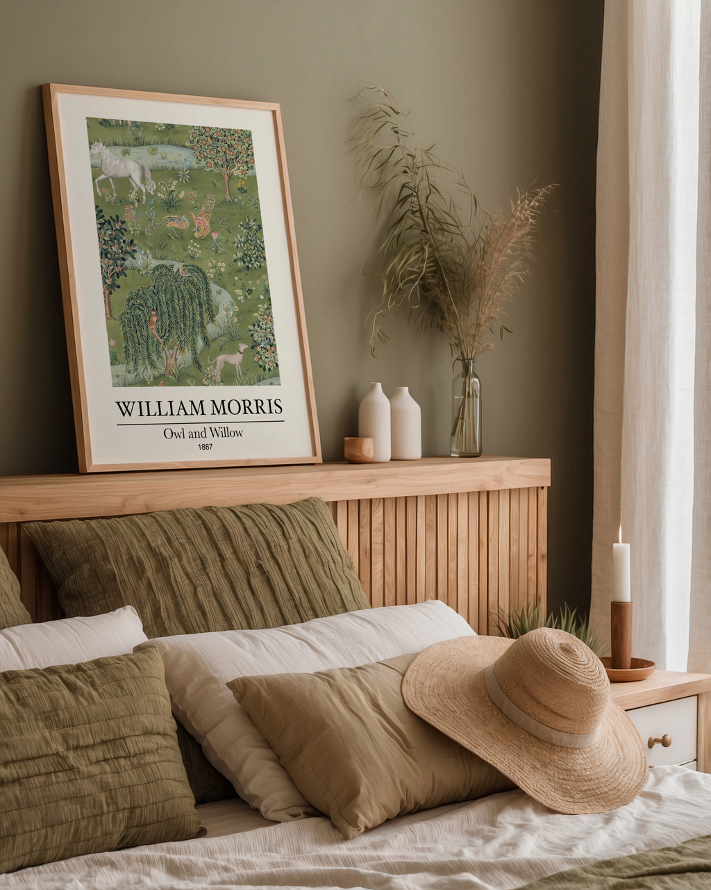 William Morris Owl and Willow Poster