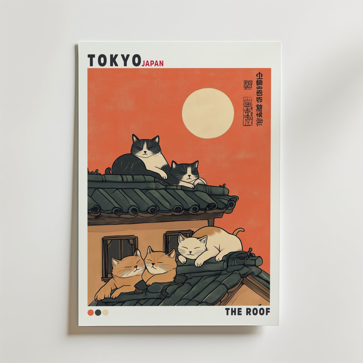 Bundle 3-pack Japandi Tokyo Cat Collection
