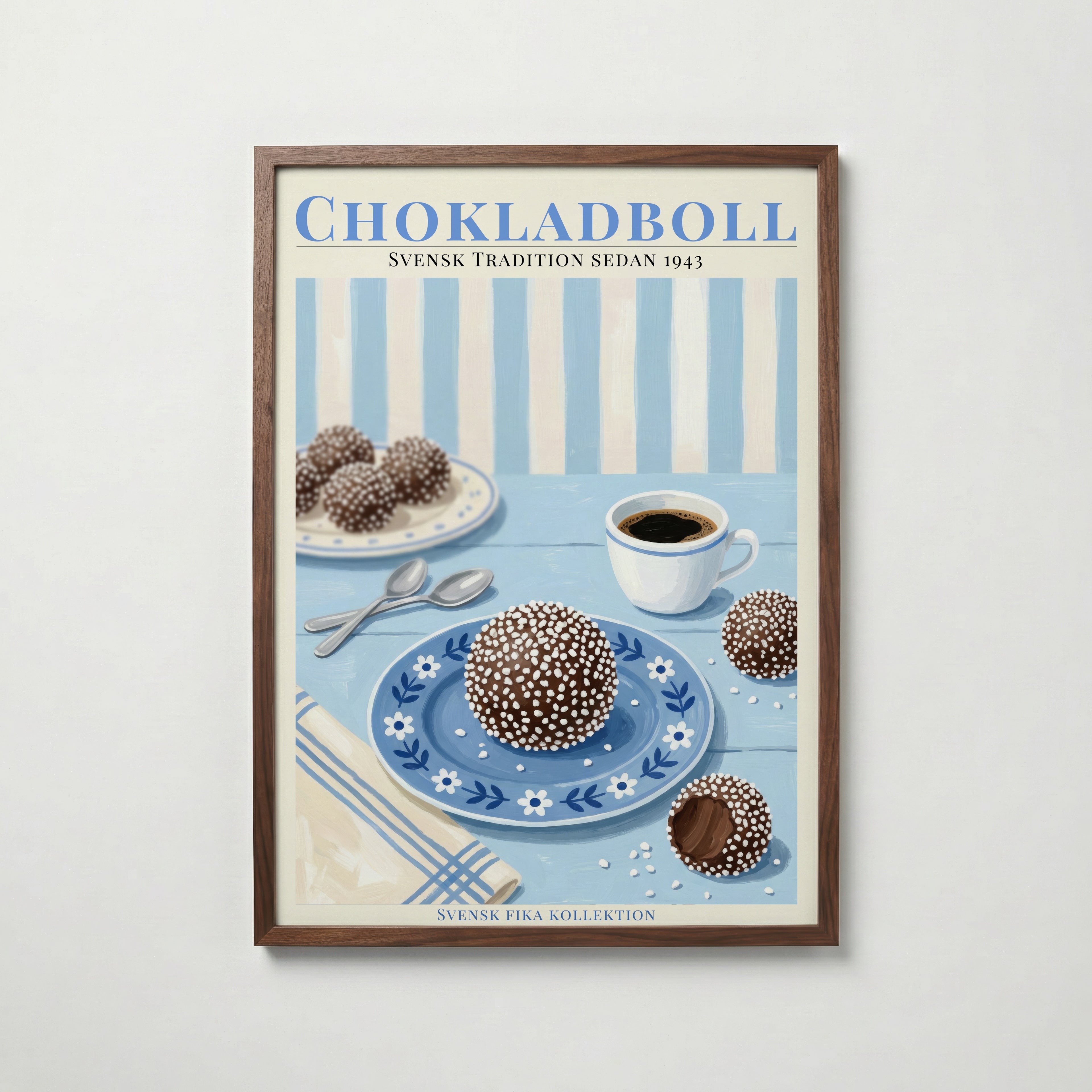 Chokladboll Poster – köp affisch till hemmet – Bozetto väggdekoration