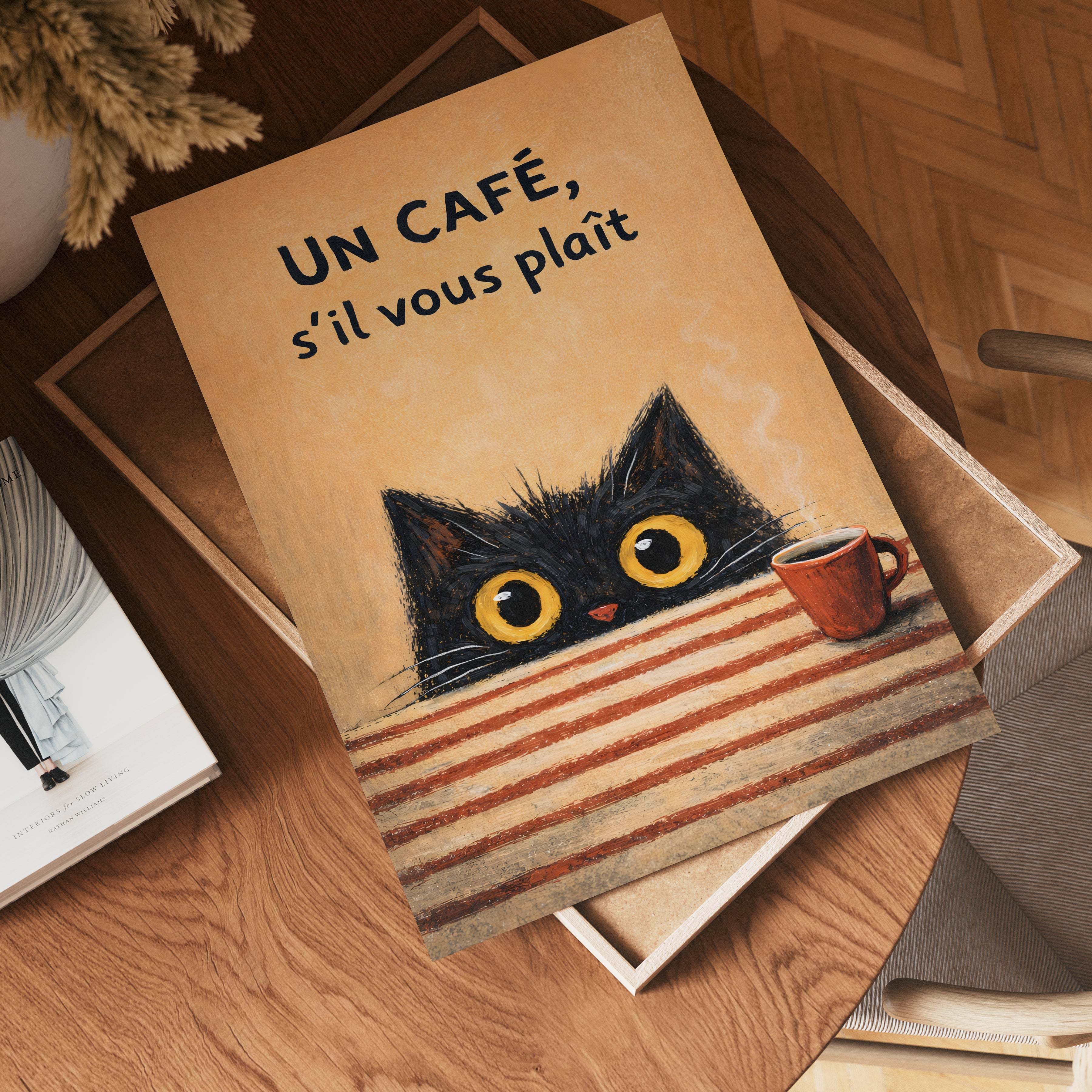 Un Café, S’il Vous Plaît Poster