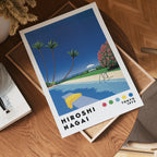 Hiroshi Nagai Summer Pool Calm Poster