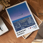 Hiroshi Nagai Twilight Flight Poster