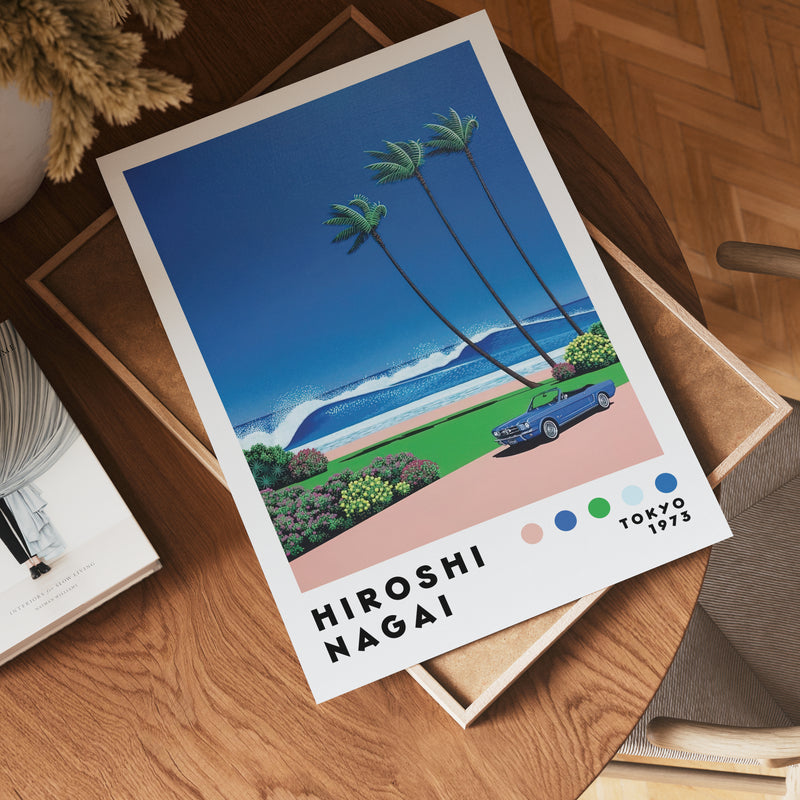 Hiroshi Nagai Ocean Breeze Ride Poster