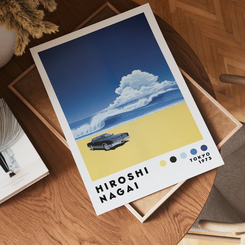 Hiroshi Nagai Beach Drive Poster