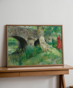 Carl Larsson The Bridge in Grez Poster