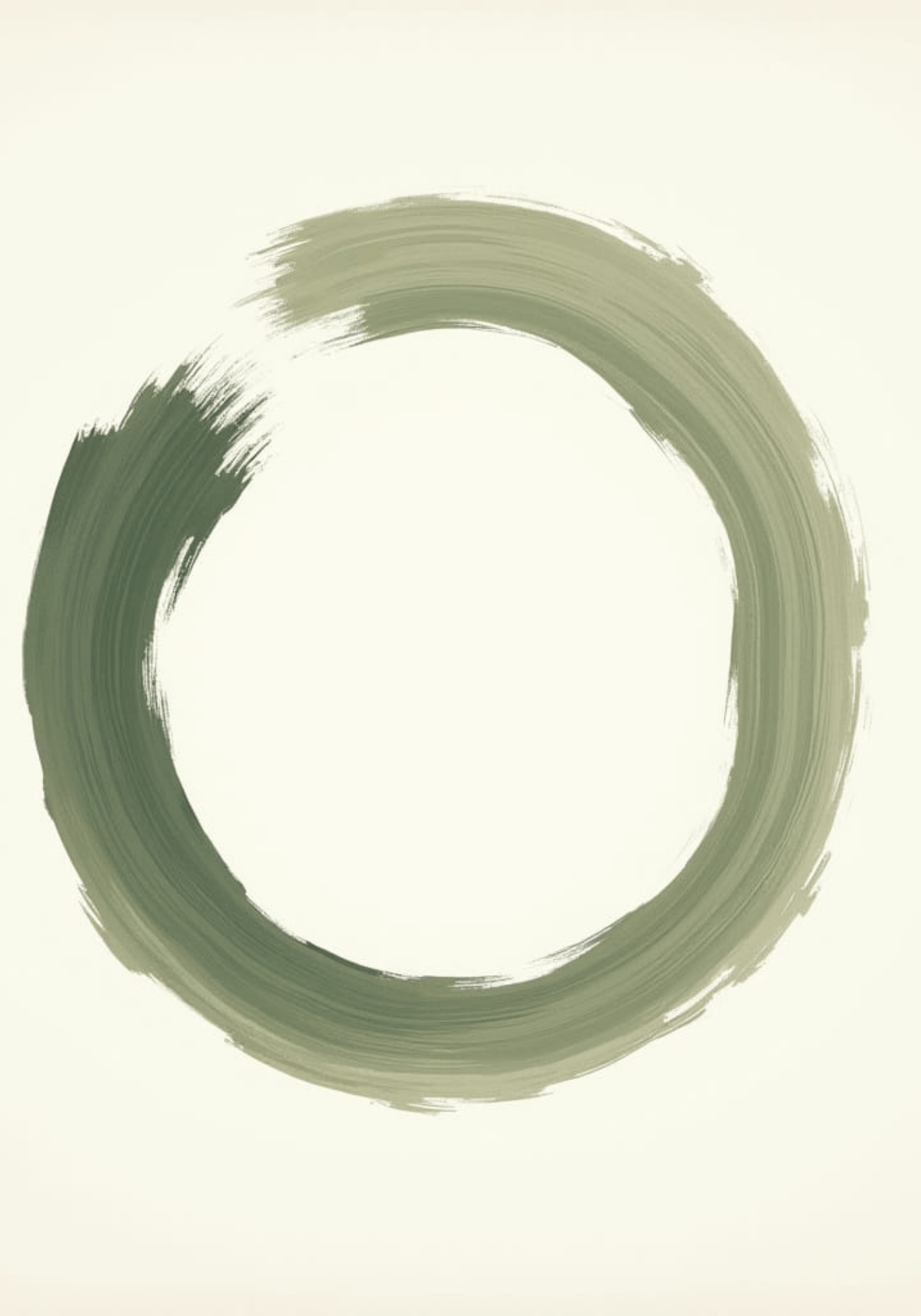 Abstract Round Shape No.3 Poster