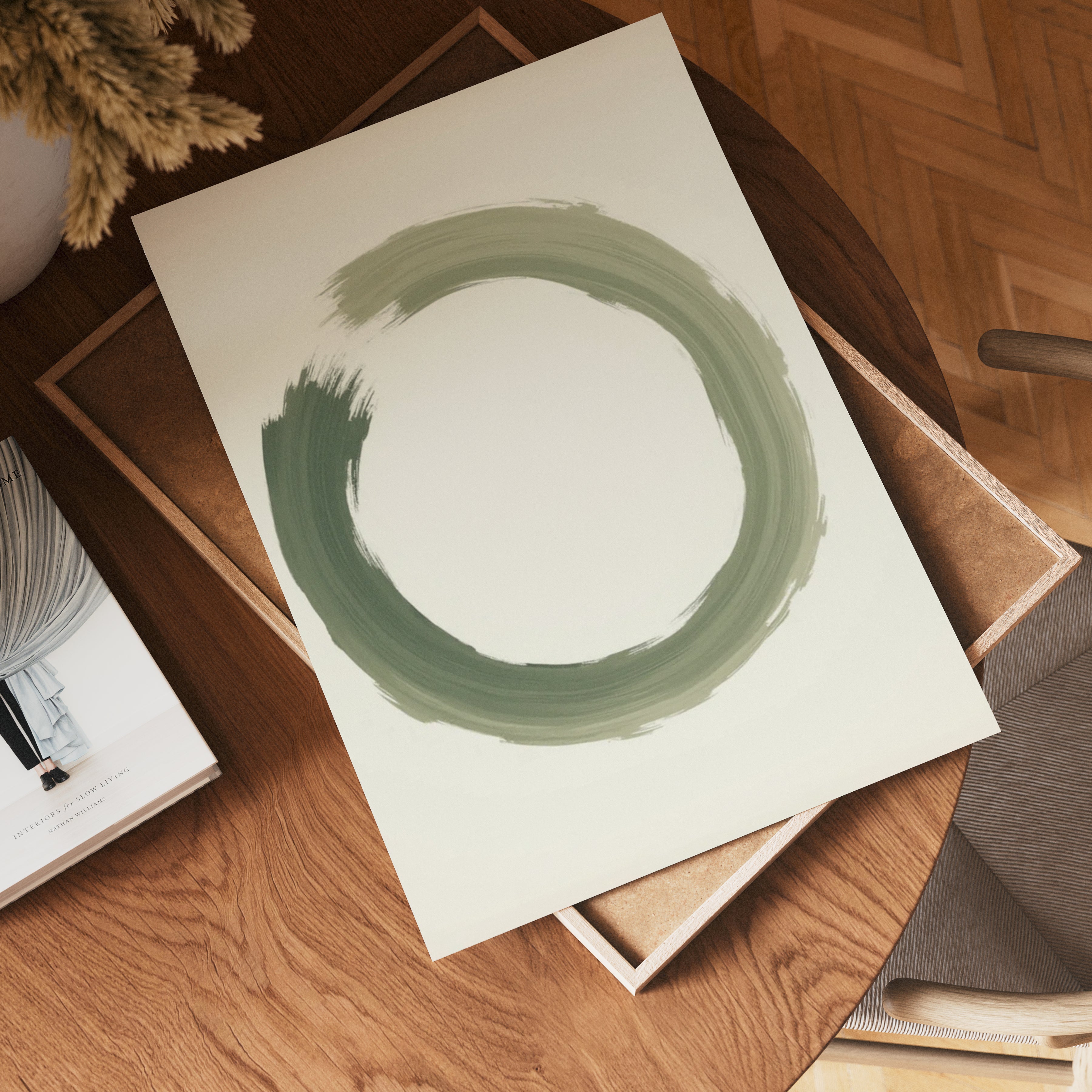 Abstract Round Shape No.3 Poster