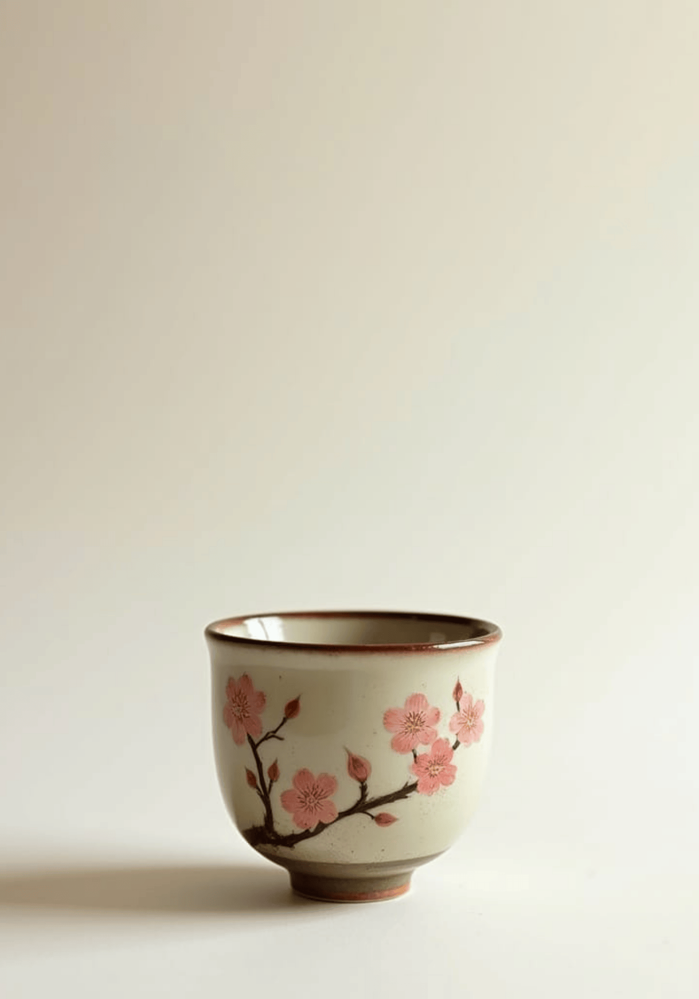 Cherry Blossom Ceramic Cup Poster