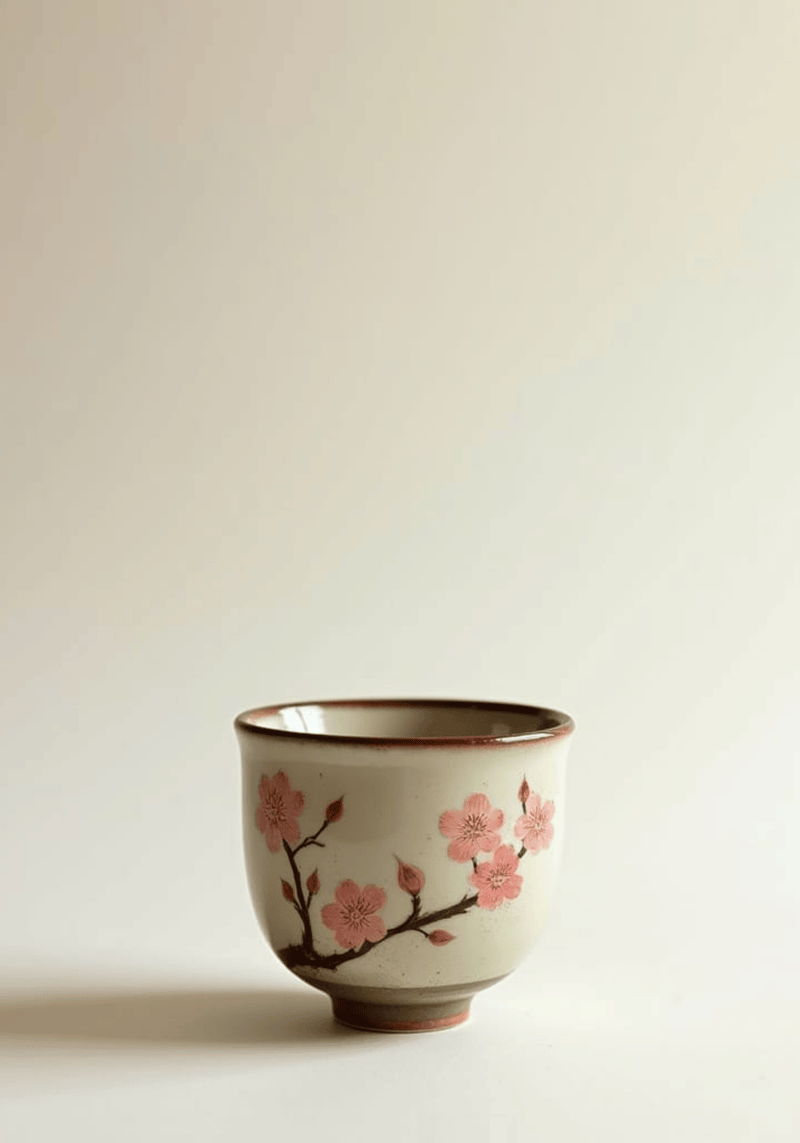 Cherry Blossom Ceramic Cup Poster