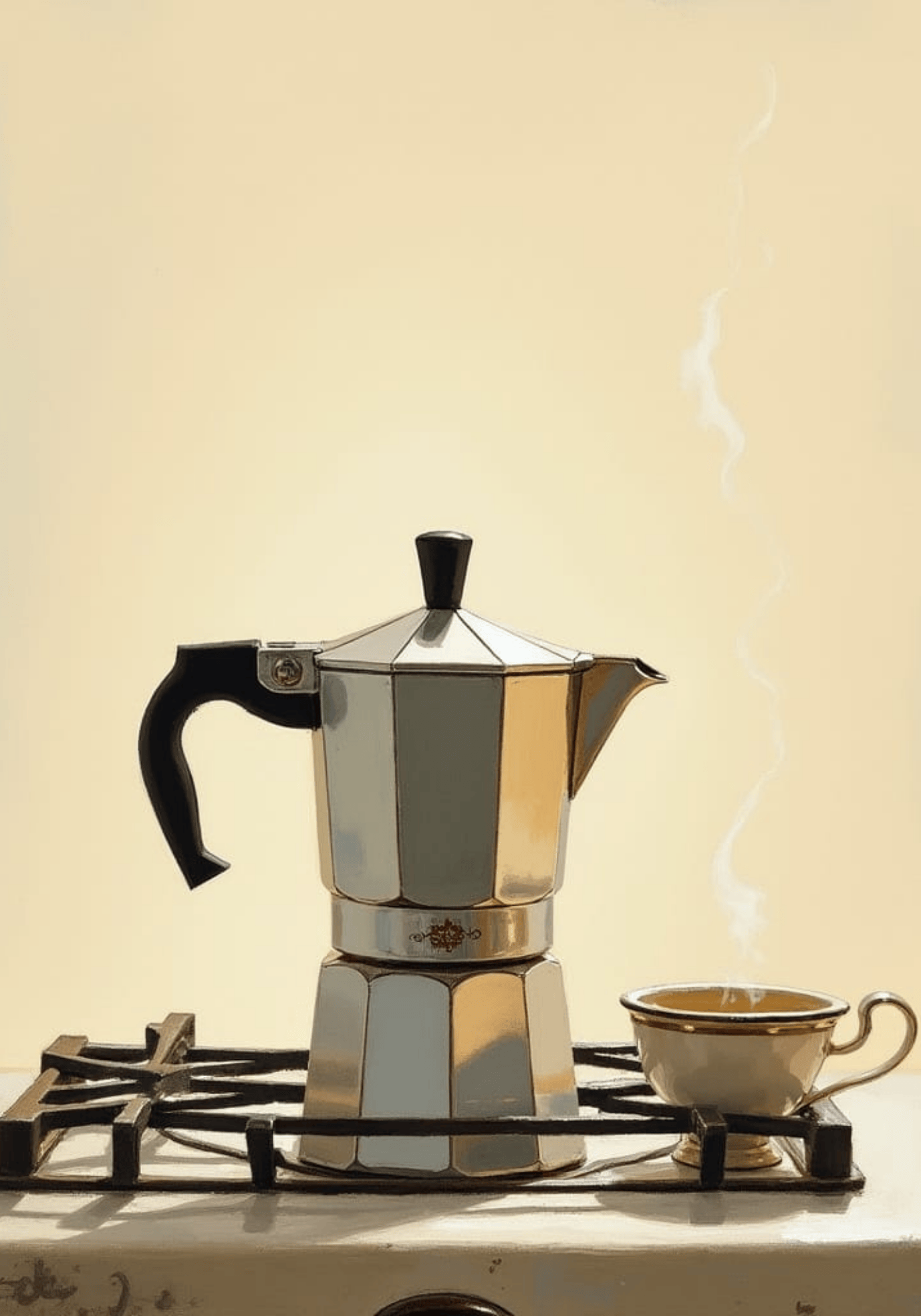 Old School Espresso Poster